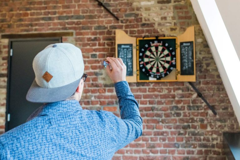 dartboard in office